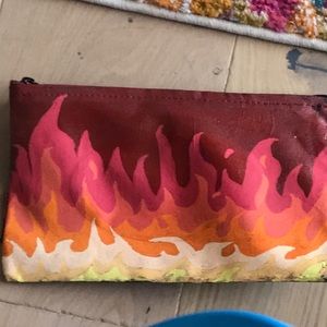 Fire/ ice home decorated pencil pouch